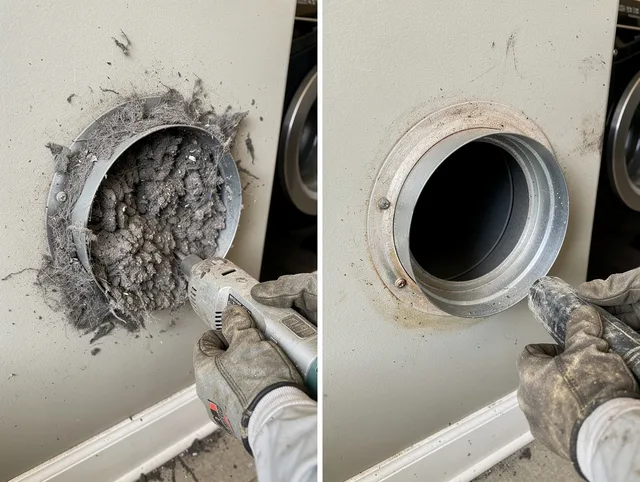 Professional clogged vent cleaning by Berea Dryer Vent Cleaning in Berea