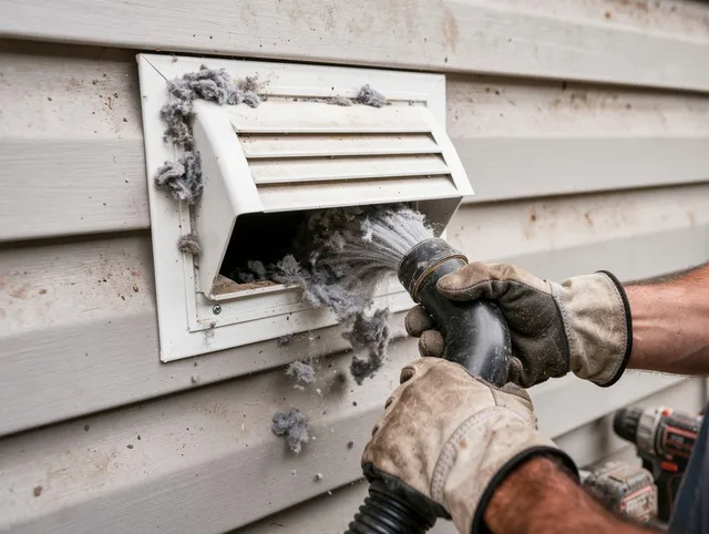 Professional dryer vent cleaning by Berea Dryer Vent Cleaning in Berea