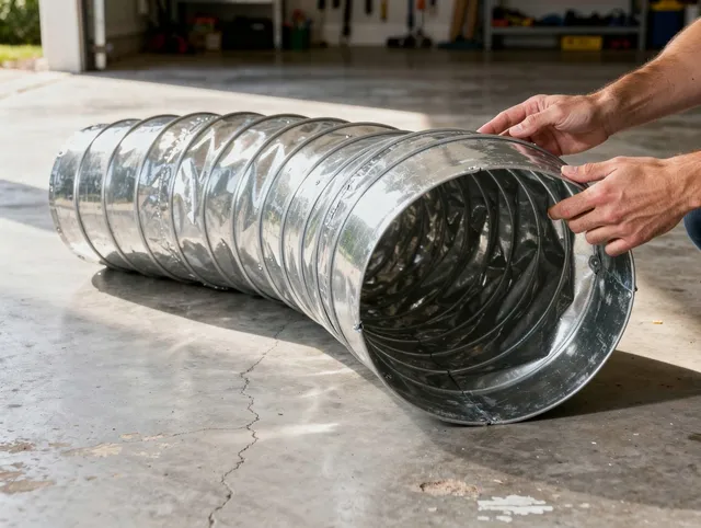 Berea Dryer Vent Cleaning specialist using advanced equipment for thorough duct cleaning in Berea