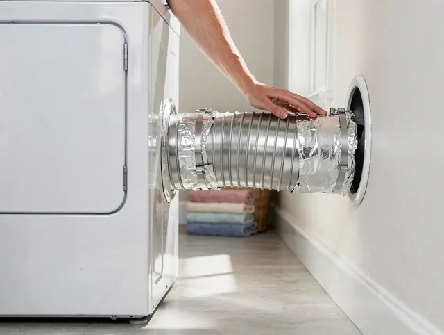Professional dryer vent hose installation by Berea Dryer Vent Cleaning in Berea