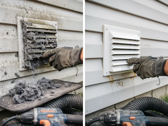 Residential dryer vent cleaning by Berea Dryer Vent Cleaning in Berea